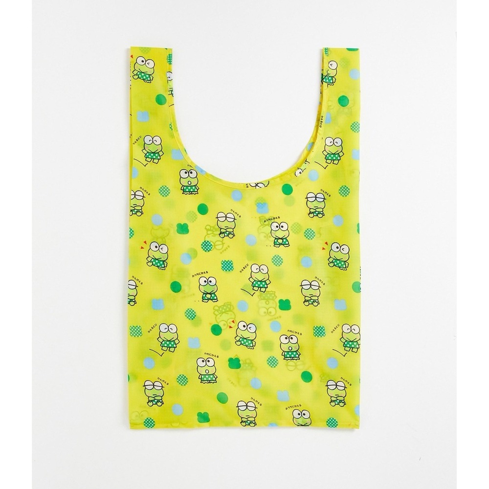 BAGGU Hello Kitty Keroppi Medium Tote Reuseable Bag Rare NWOT